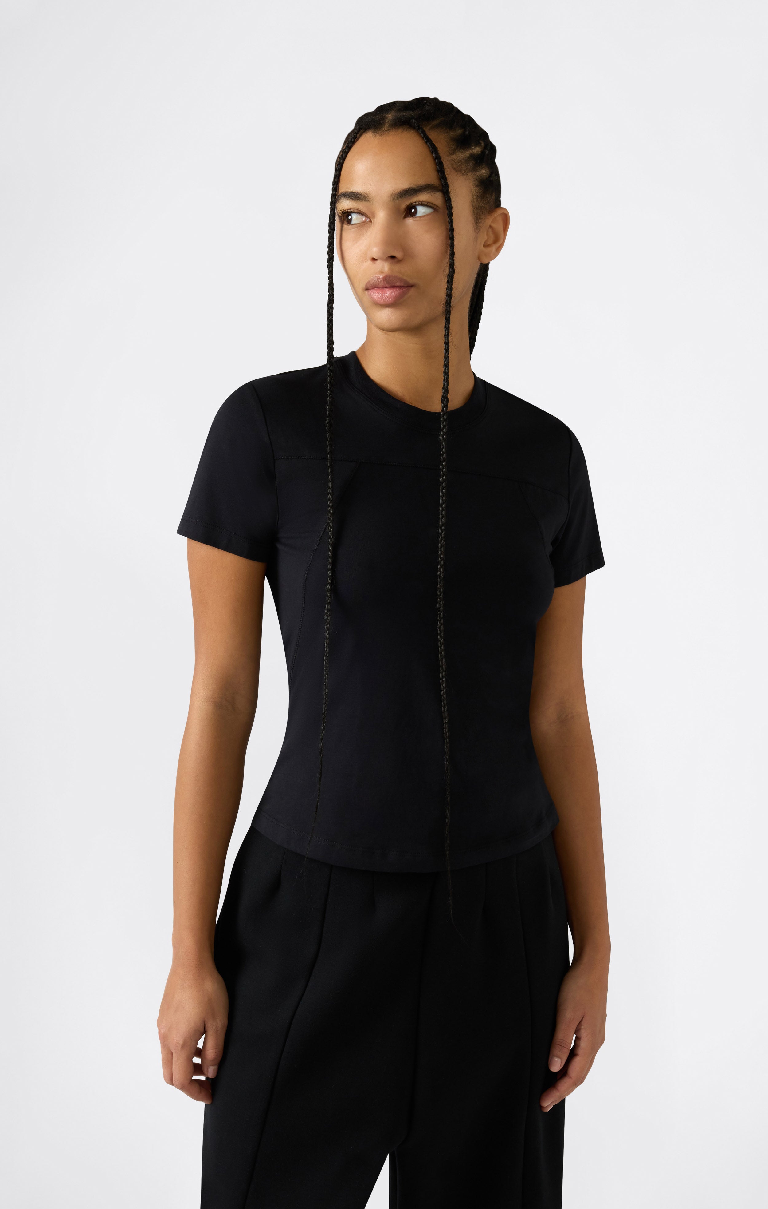 C-Tech Damen Sport-T-Shirt mit Rundhalsausschnitt