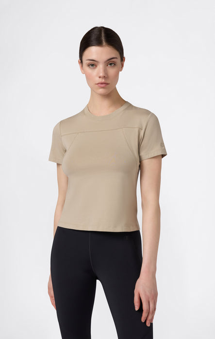 T-Shirt Sportiva Girocollo Da Donna C-Tech