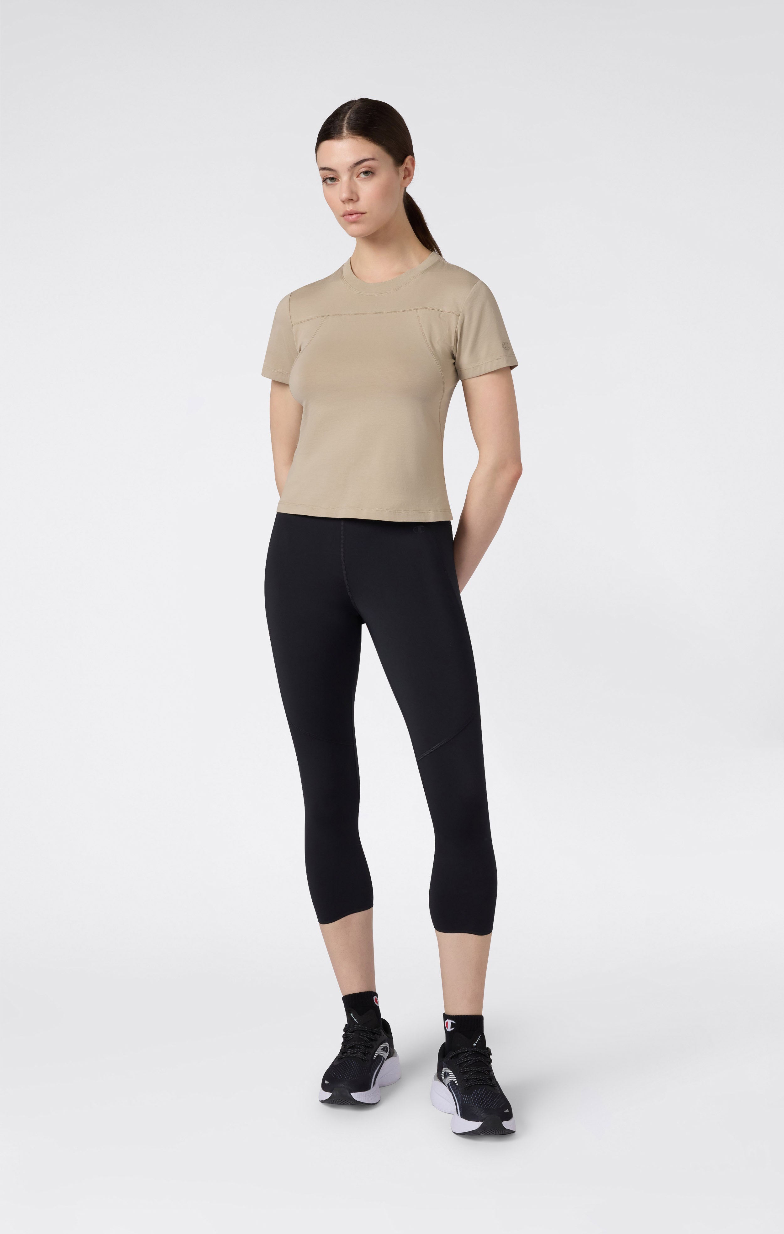 C-Tech Damen Sport-T-Shirt mit Rundhalsausschnitt