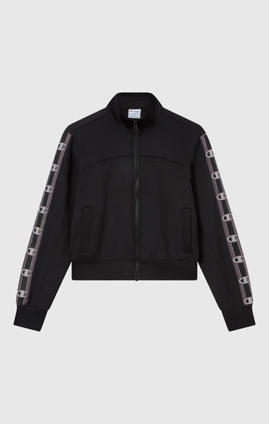 Women’s Full Zip Tape Logo Interlock Sweatshirt