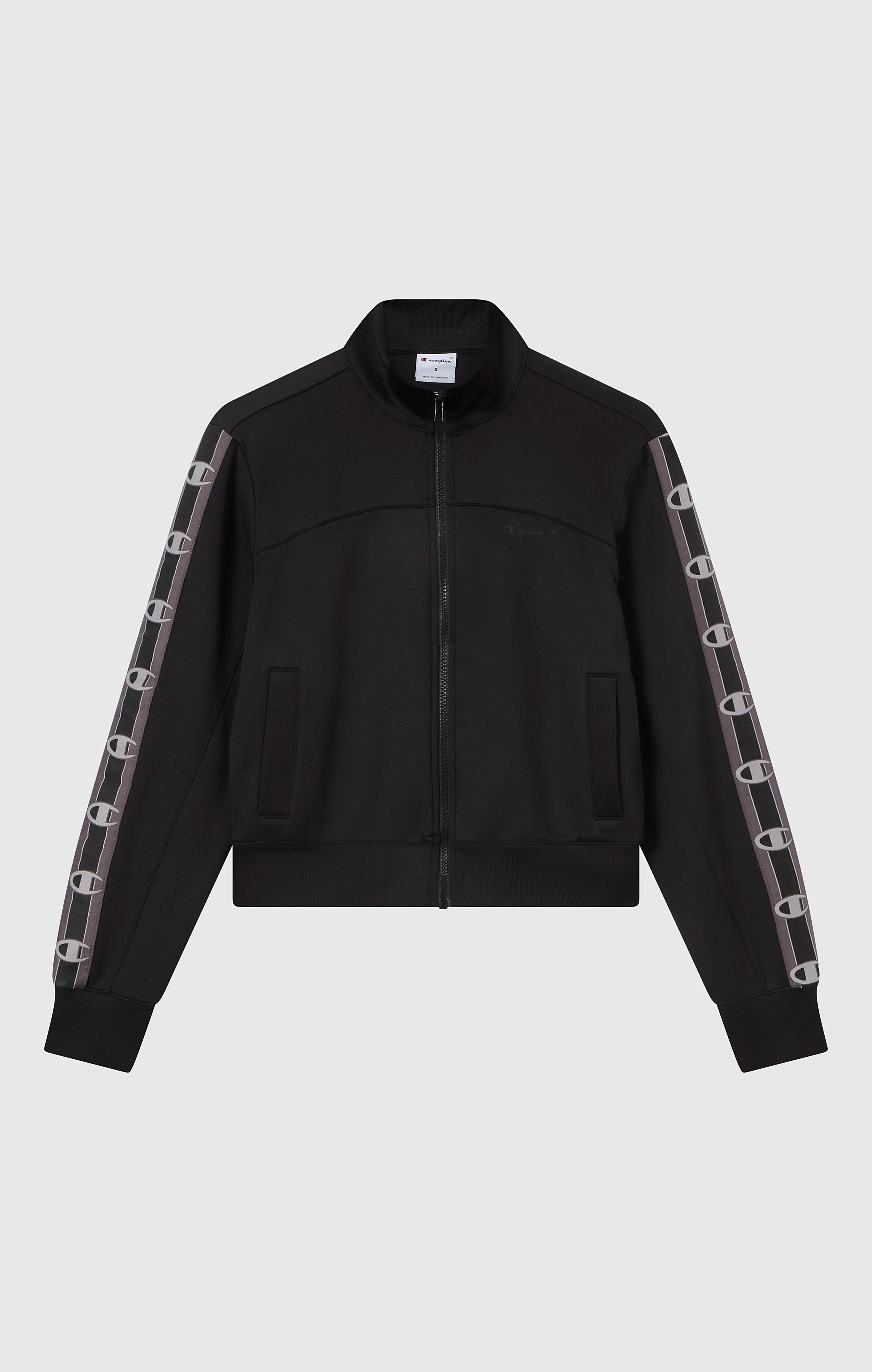 Women’s Full Zip Tape Logo Interlock Sweatshirt