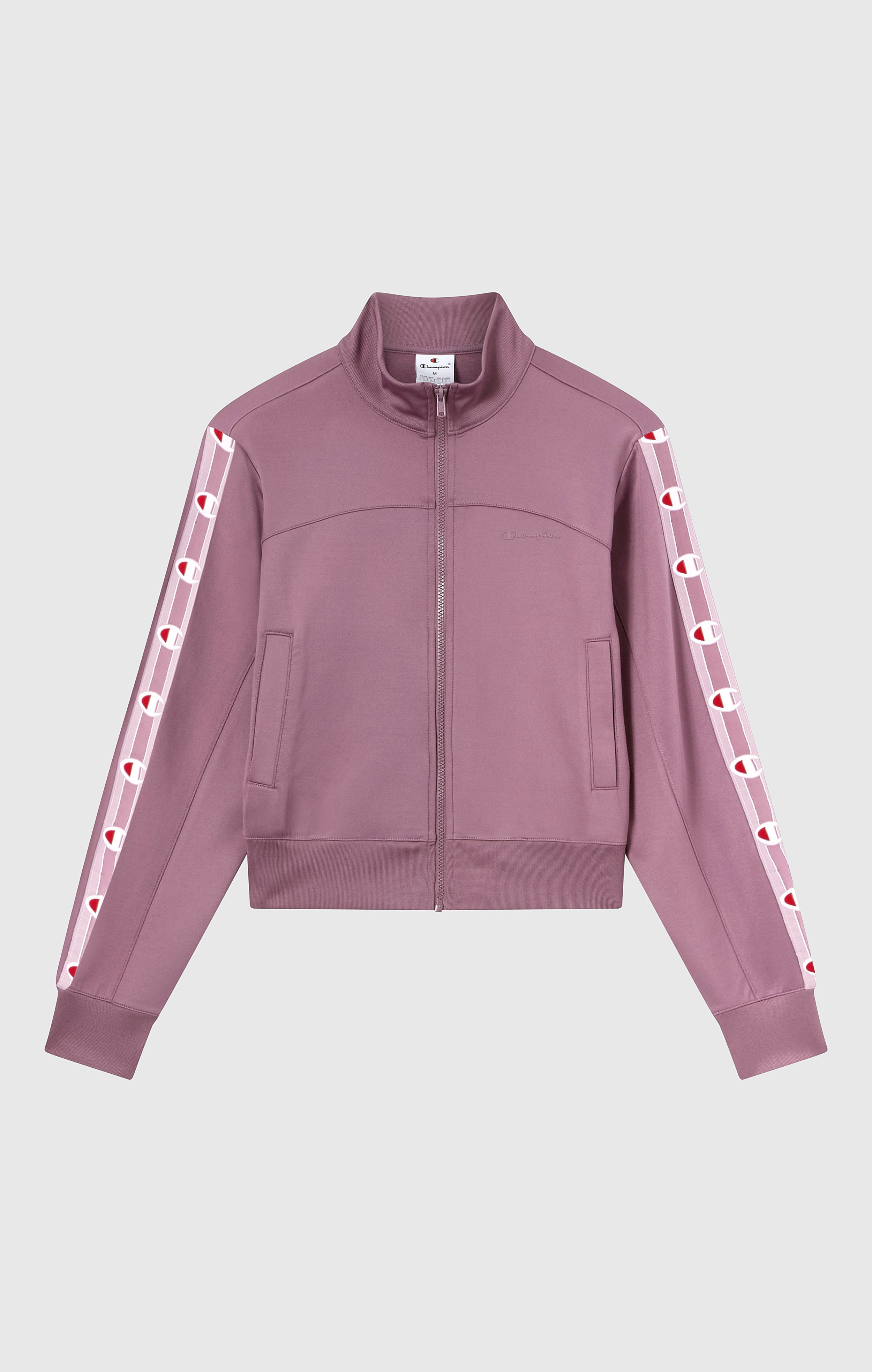 Women’s Full Zip Tape Logo Interlock Sweatshirt