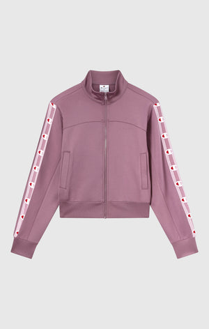 Women’s Full Zip Tape Logo Interlock Sweatshirt