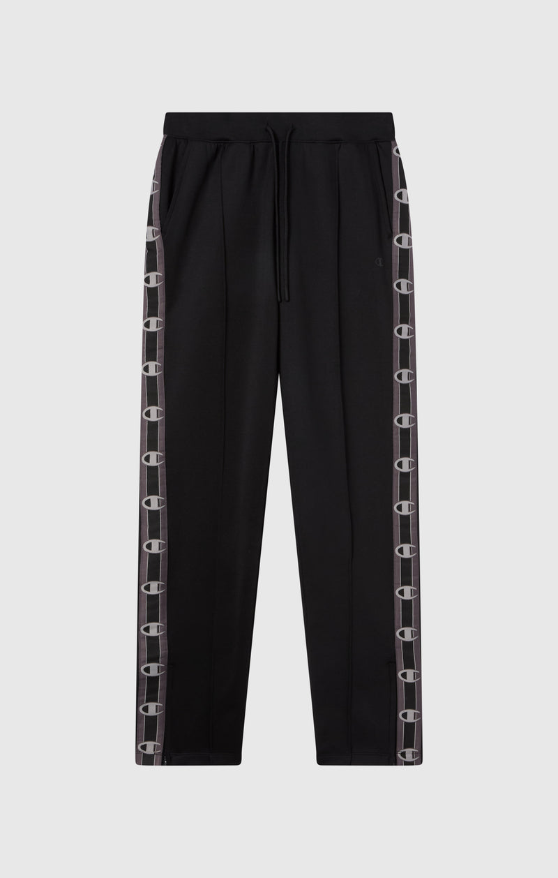 Damen Interlock Hose mit geradem Bein und Tape Logo