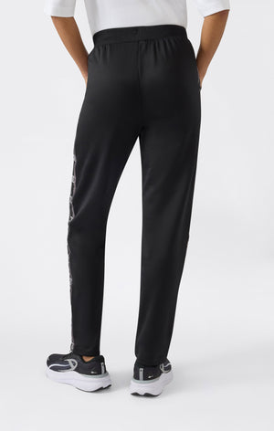 Damen Interlock Hose mit geradem Bein und Tape Logo