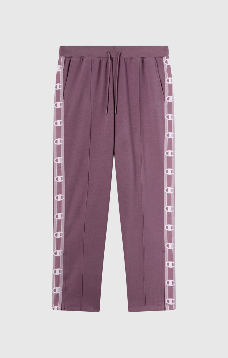 Damen Interlock Hose mit geradem Bein und Tape Logo