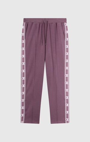 Damen Interlock Hose mit geradem Bein und Tape Logo