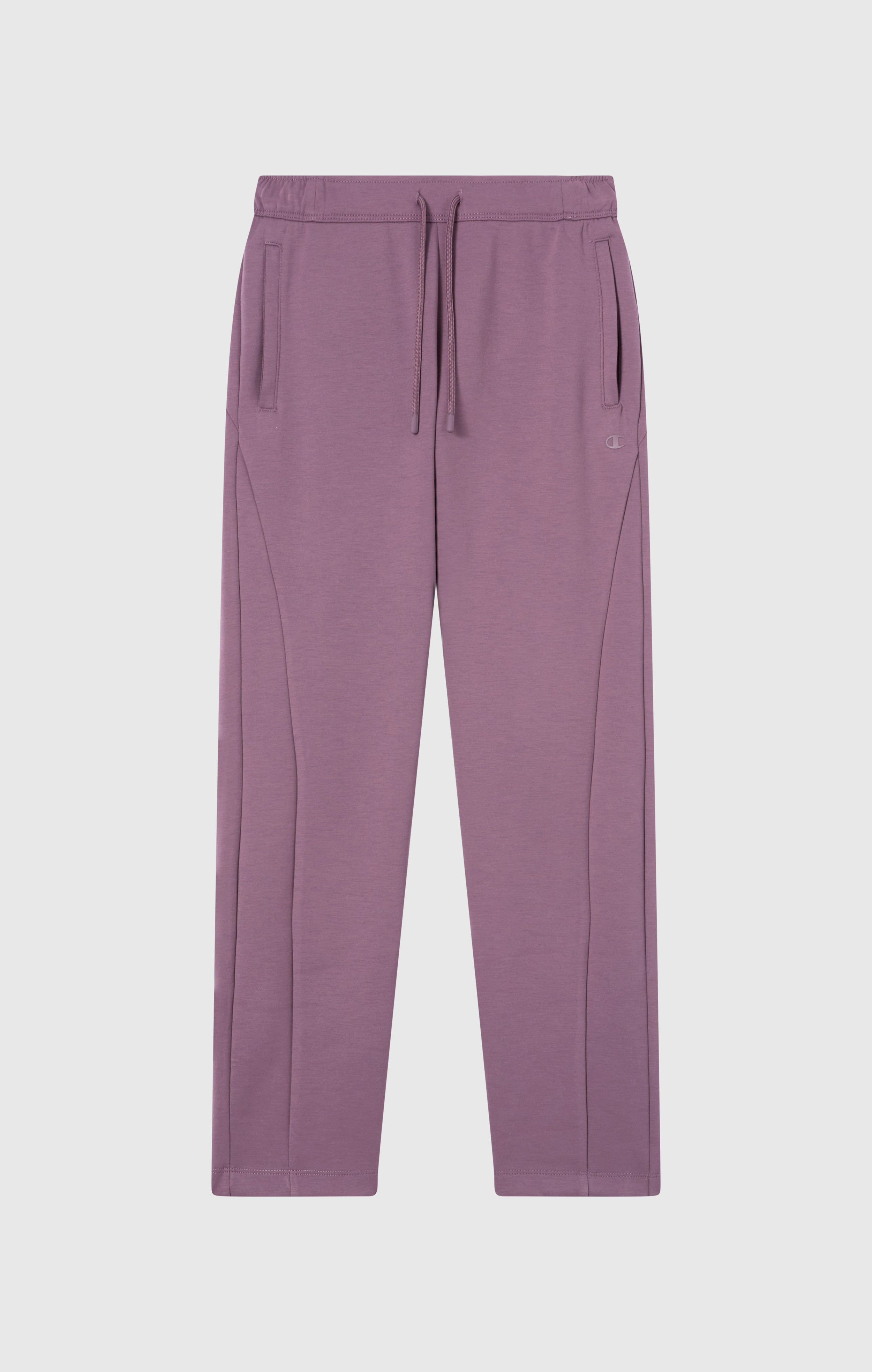 Pantalones de Corte Recto en Interlock para Mujer