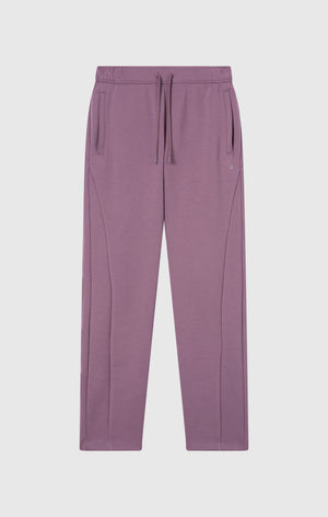 Pantalones de Corte Recto en Interlock para Mujer