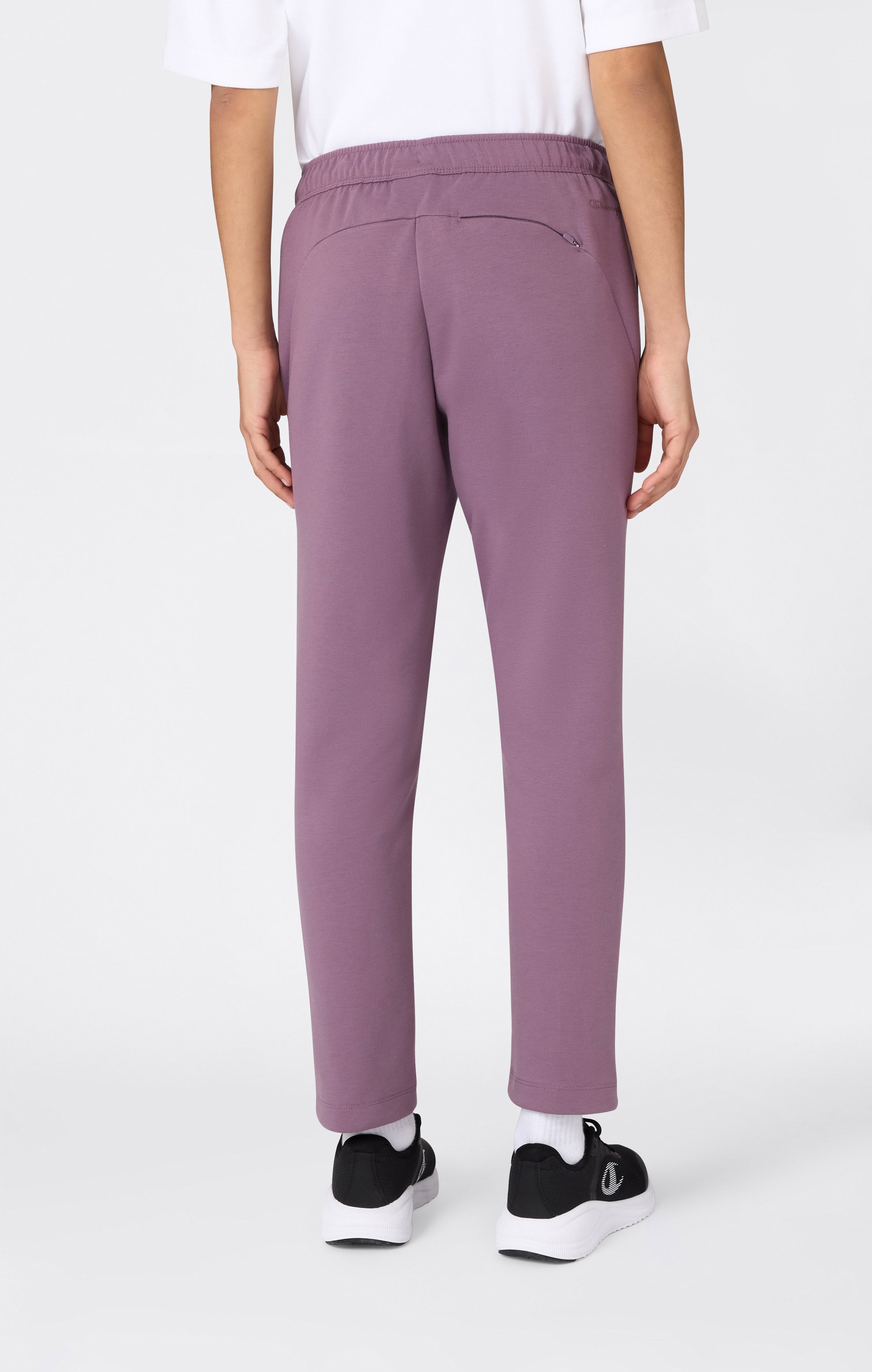 Pantalones de Corte Recto en Interlock para Mujer