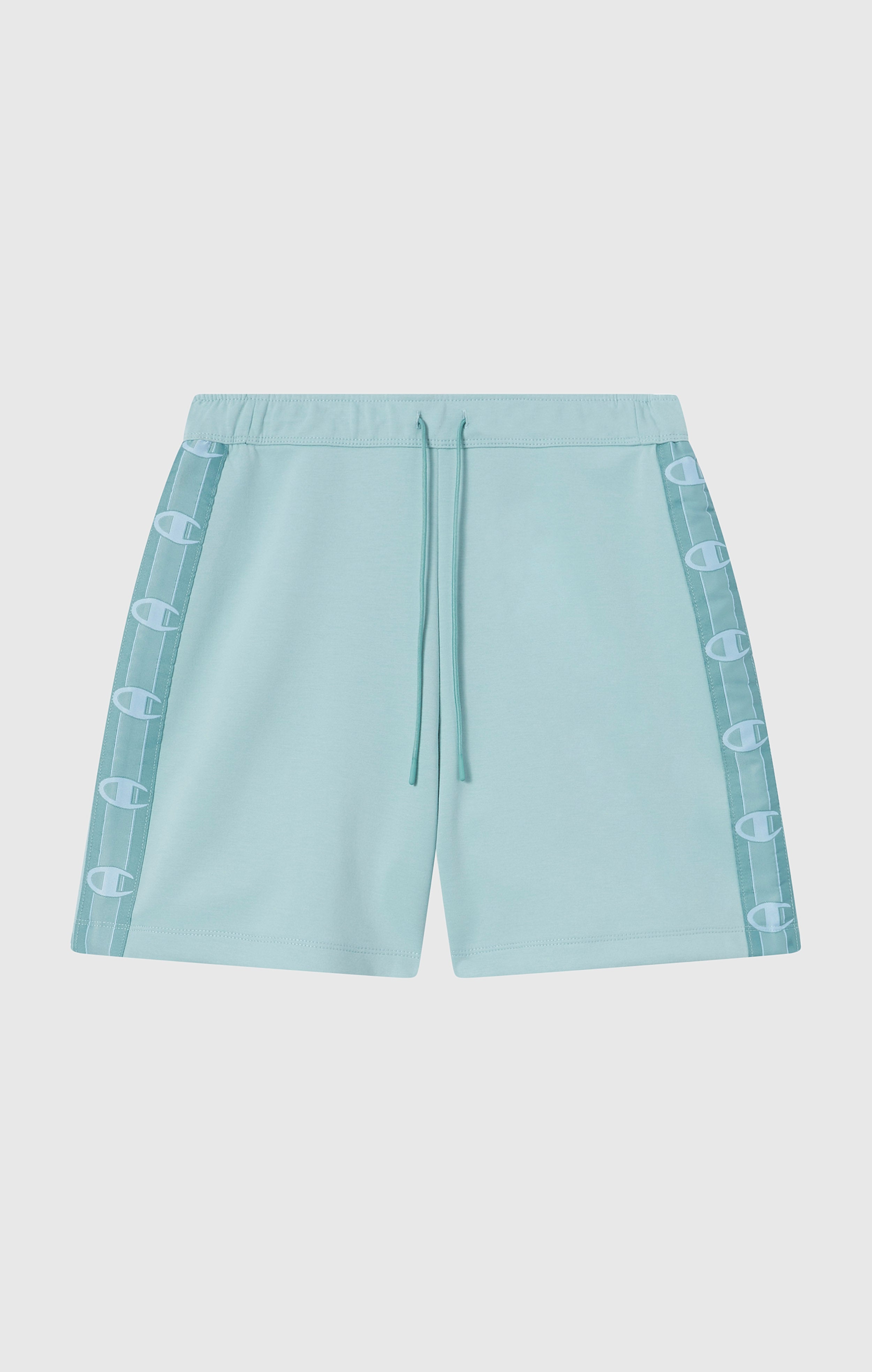 Short en Interlock avec Bande Logo pour Femme