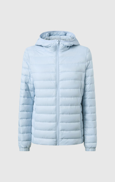 Gepolsterte Damenjacke mit Kapuze