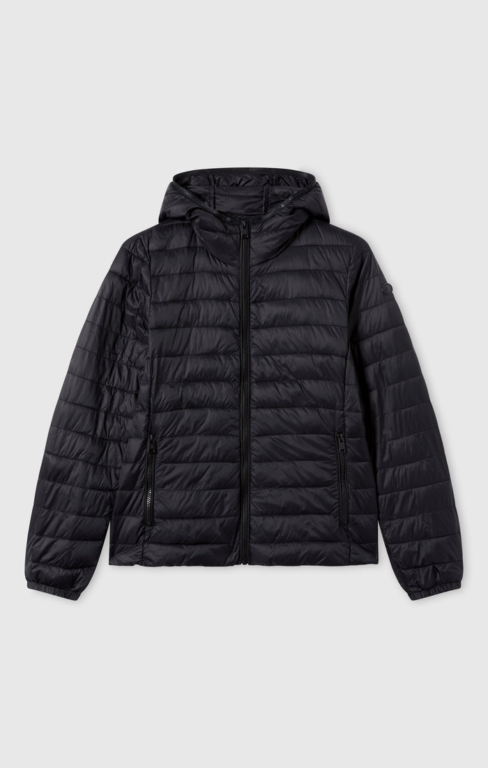 Chaqueta acolchada con capucha para mujer