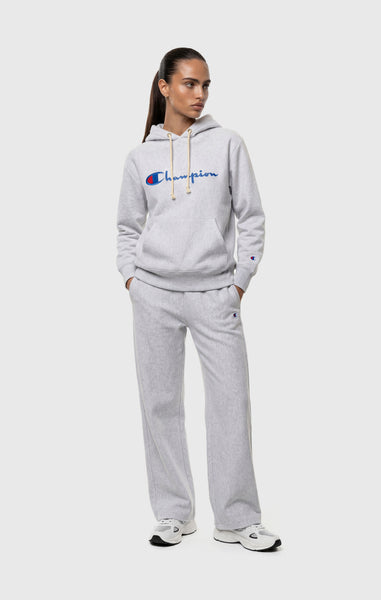 Women’s Lightweight Reverse Weave Hoodie with Embroidered Logo