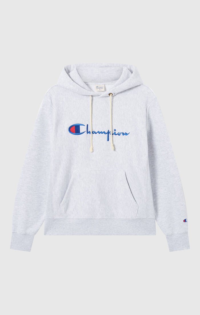 Women’s Lightweight Reverse Weave Hoodie with Embroidered Logo