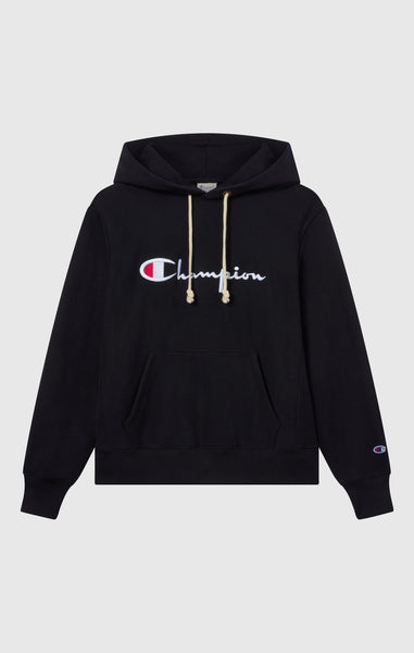 Women’s Lightweight Reverse Weave Hoodie with Embroidered Logo