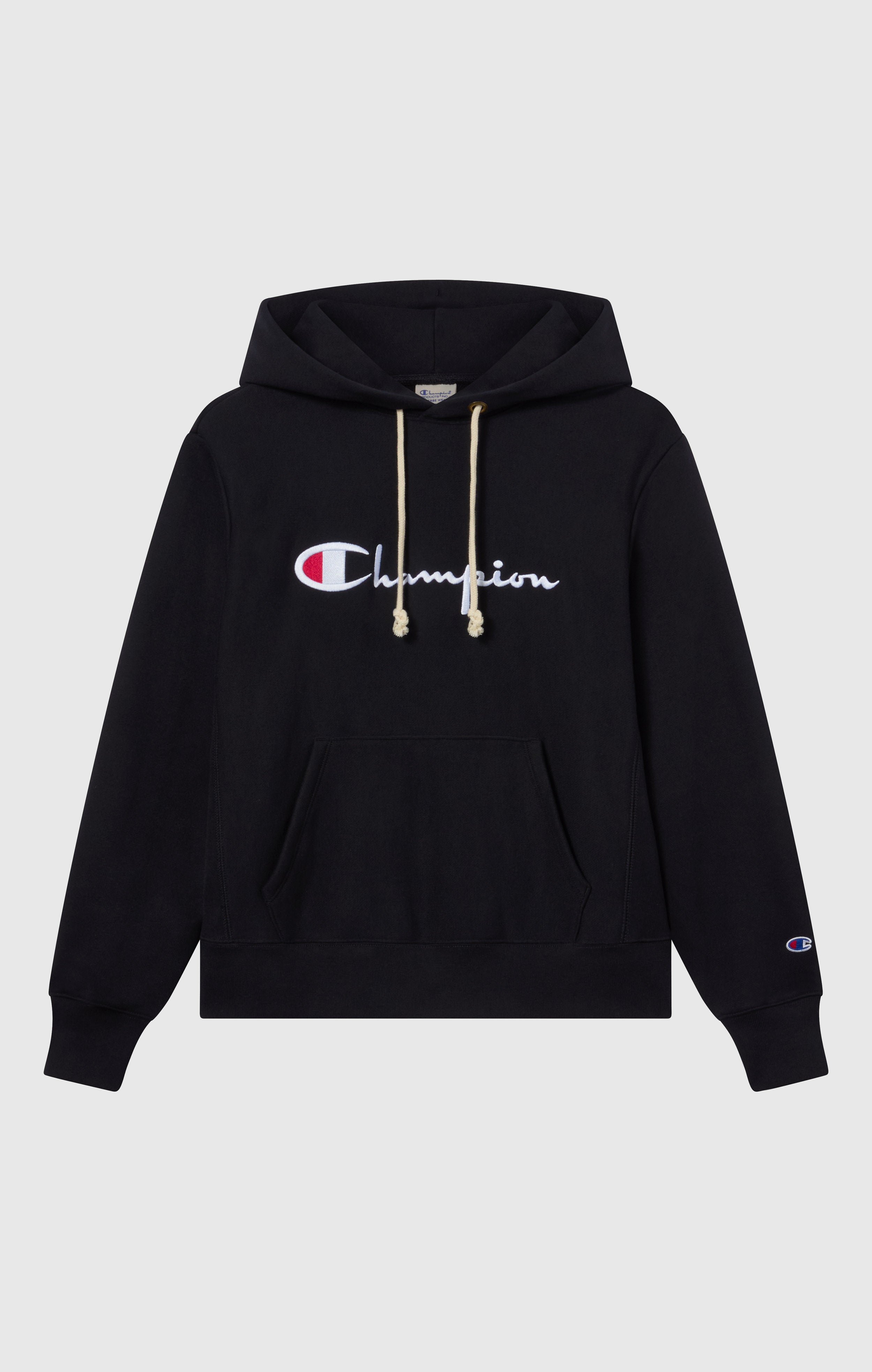 Women’s Lightweight Reverse Weave Hoodie with Embroidered Logo