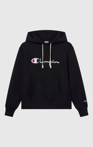 Women’s Lightweight Reverse Weave Hoodie with Embroidered Logo