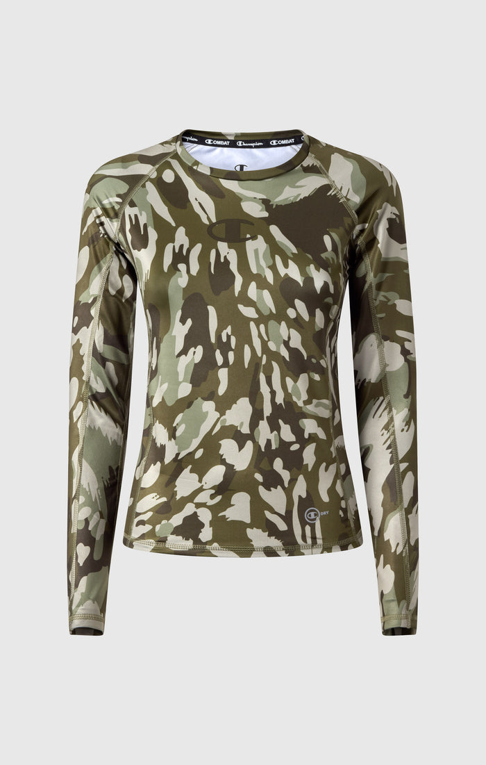 Maglia a Compressione a Manica Lunga da Donna Combat