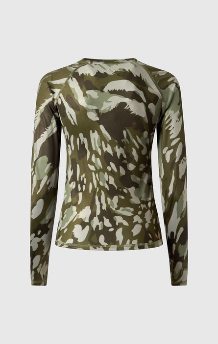 Camiseta de Compresión de Manga Larga Mujer Combat