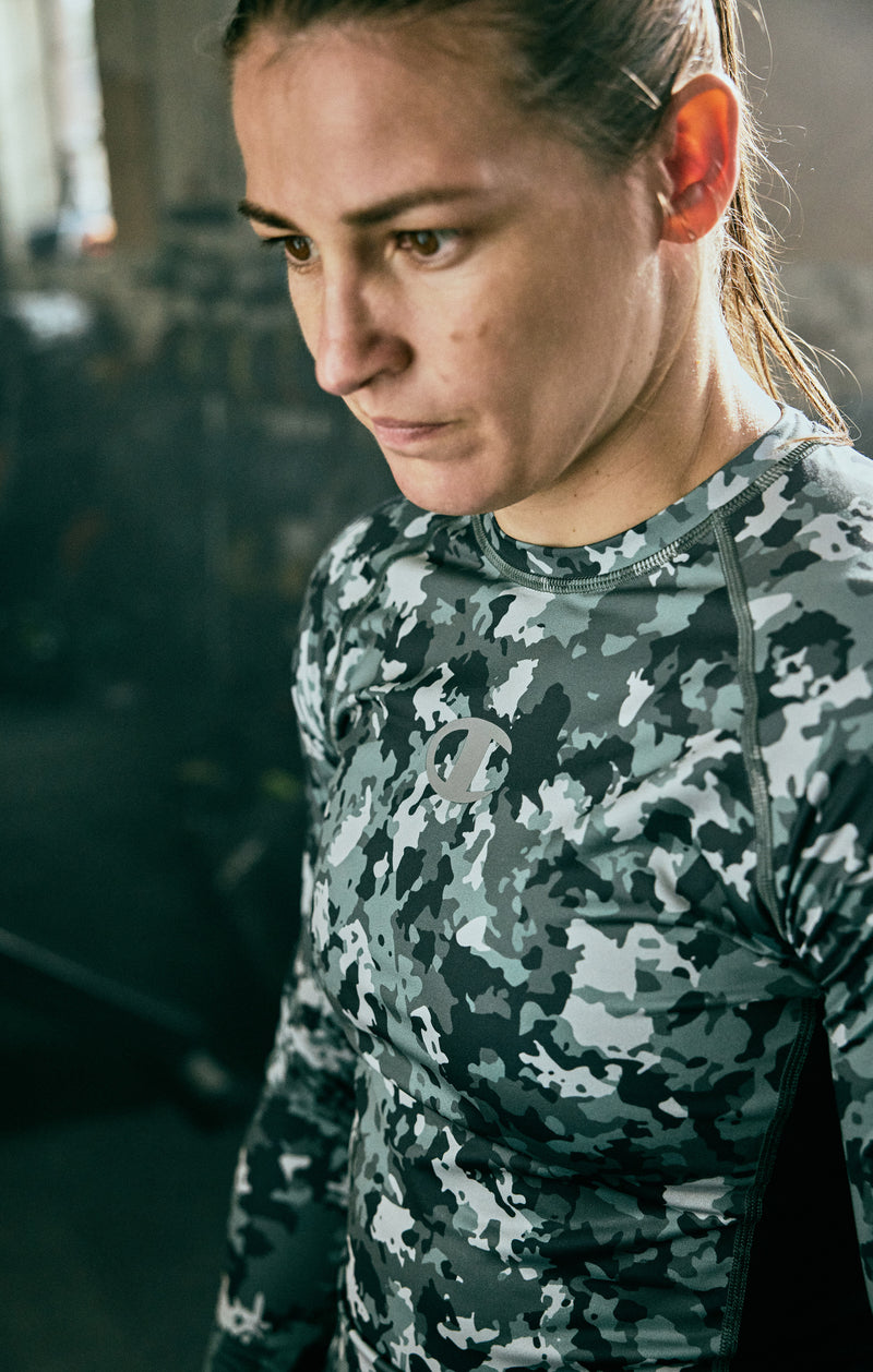 Maglia a Compressione a Manica Lunga da Donna Combat