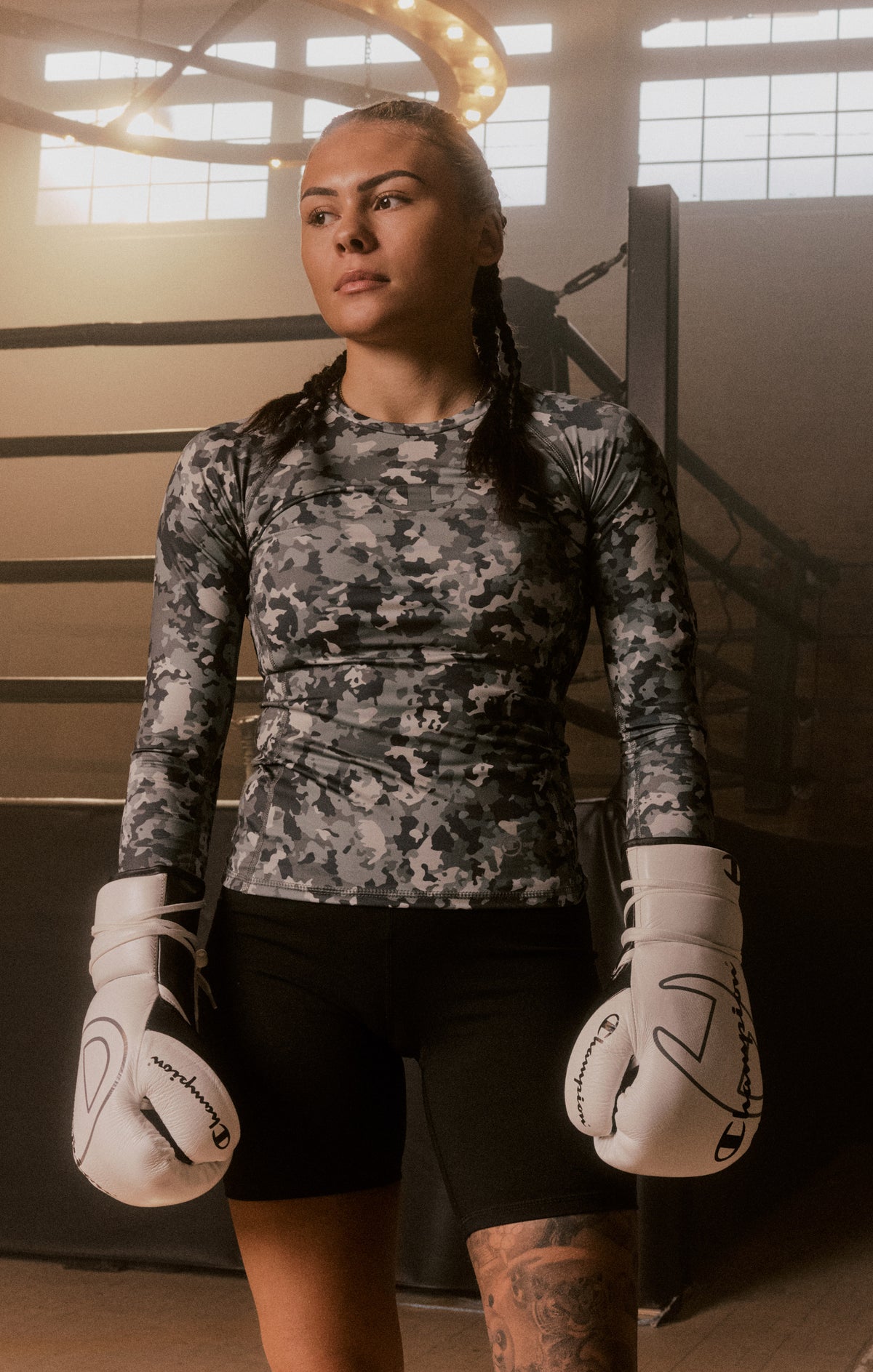Maglia a Compressione a Manica Lunga da Donna Combat