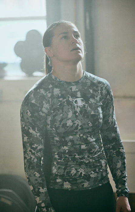 Damen Kompressionsshirt Langarm Combat