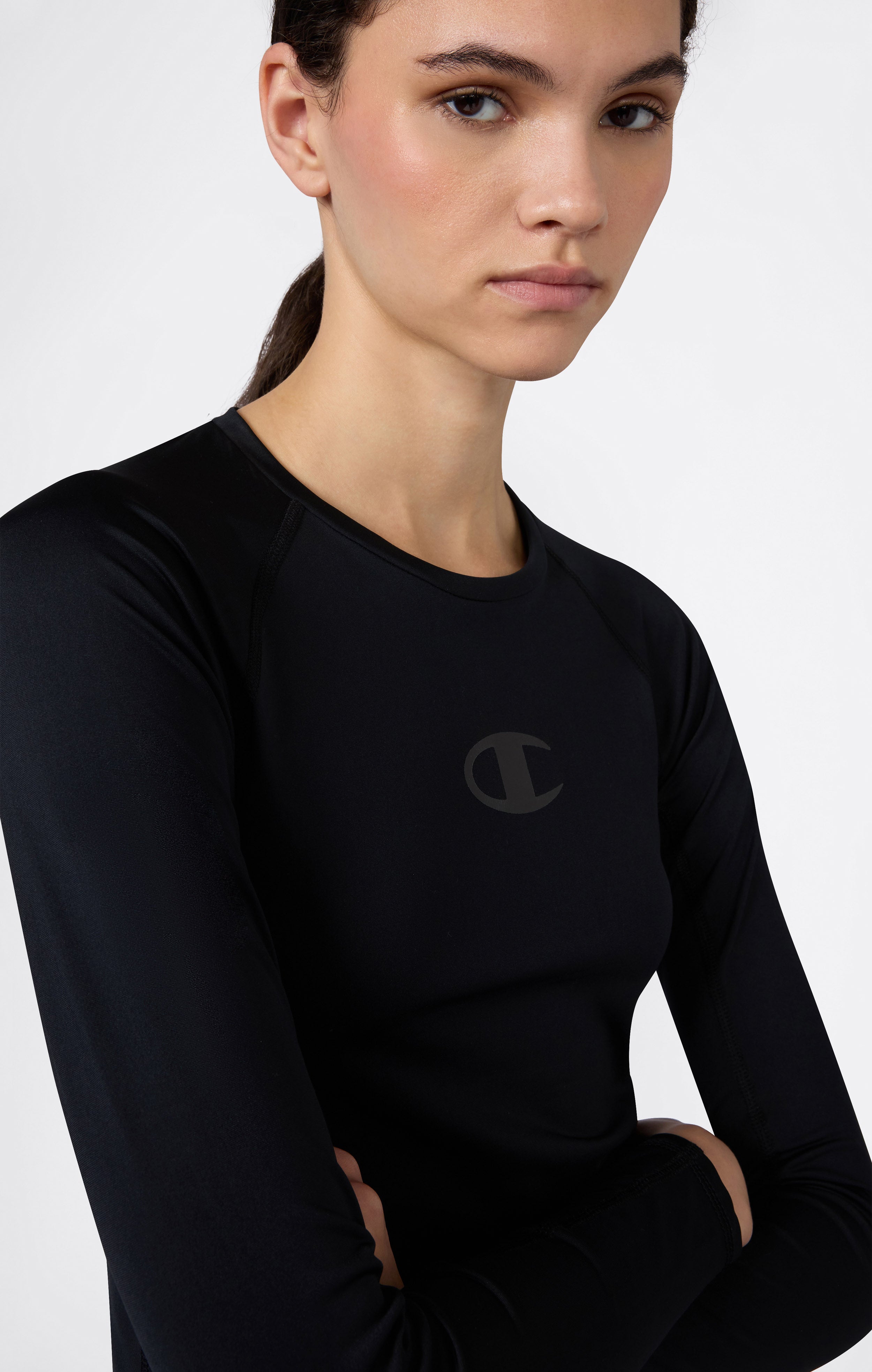 Maglia a Compressione a Manica Lunga da Donna Combat