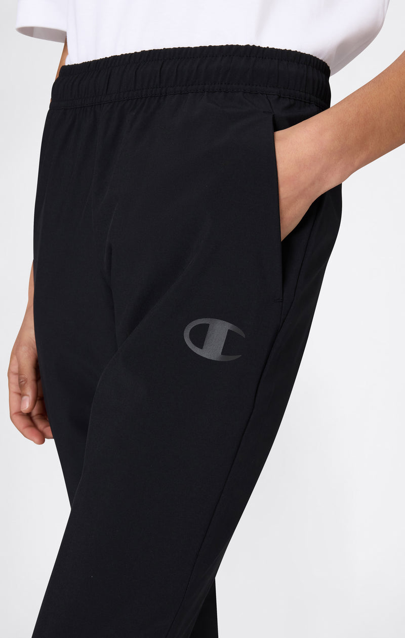 Pantalones de Nylon Elástico Tejido Mujer