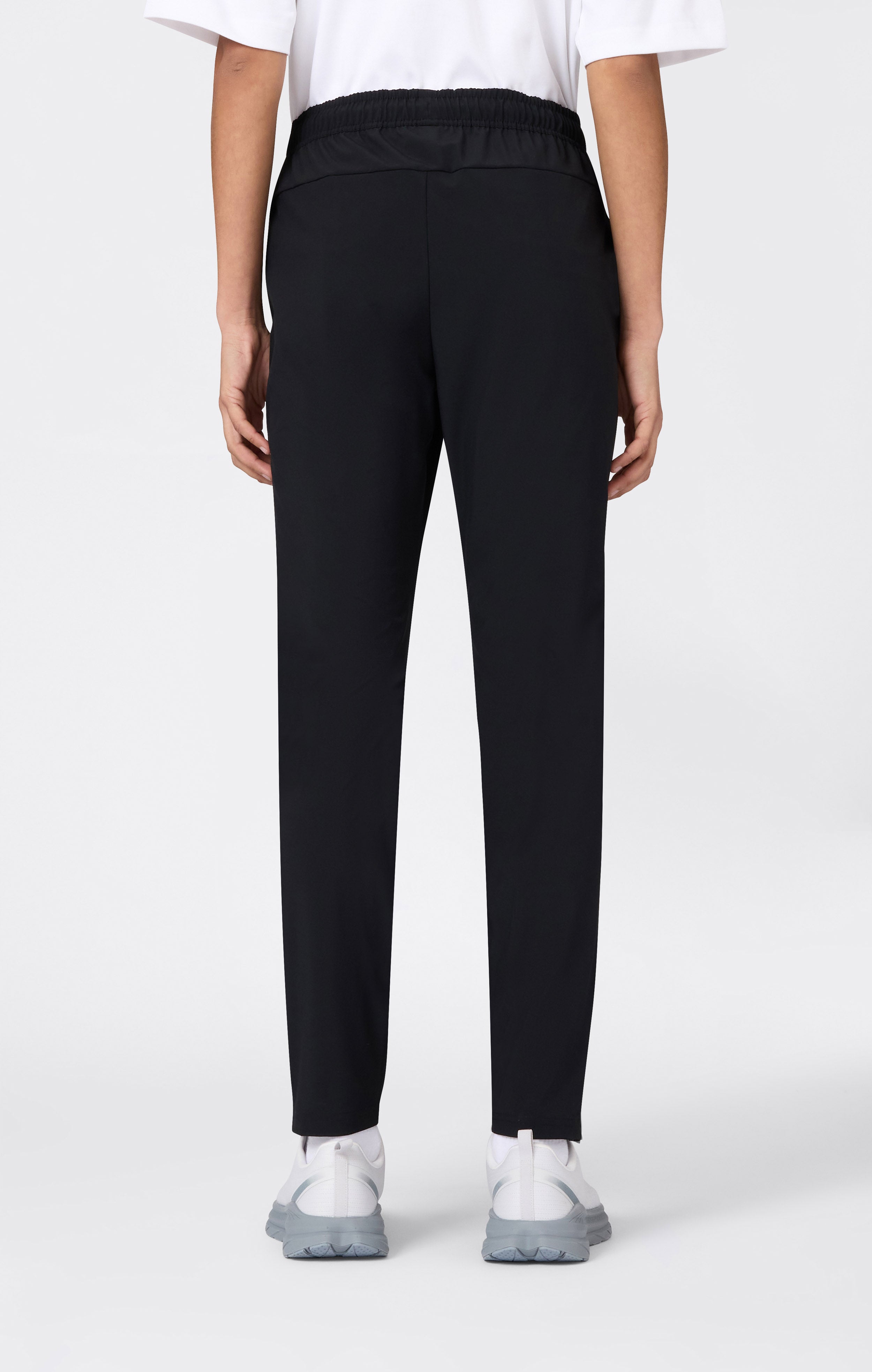 Pantalones de Nylon Elástico Tejido Mujer