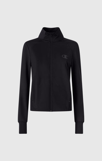 Women's Slim Fit Full-Zip Stretch Poly Hoodie