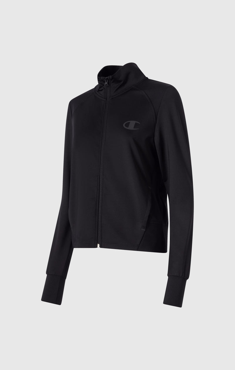 Women's Slim Fit Full-Zip Stretch Poly Hoodie