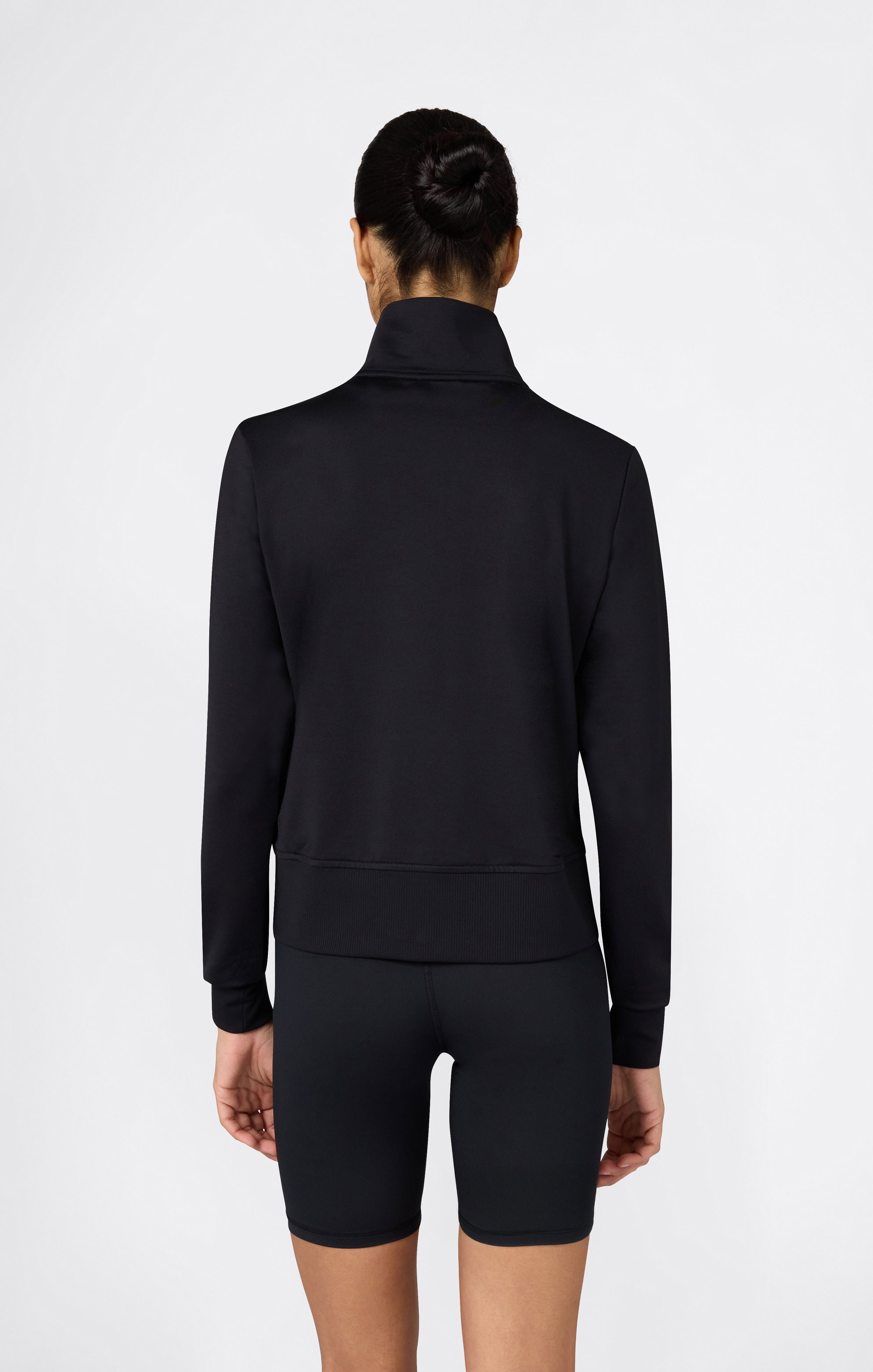 Women's Slim Fit Full-Zip Stretch Poly Hoodie