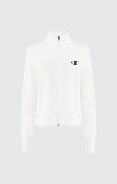 Women's Slim Fit Full-Zip Stretch Poly Hoodie