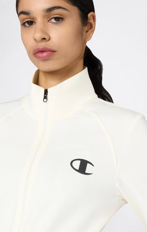 Felpa con Zip Intera Stretch Poly Slim Fit Donna