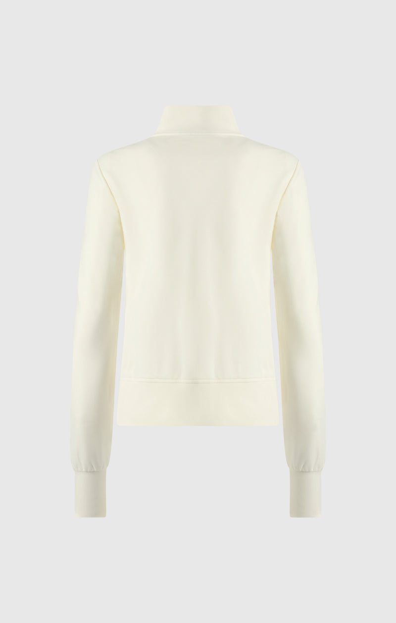 Damen Slim Fit Stretch-Poly Kapuzenjacke mit durchgehendem Reißverschluss