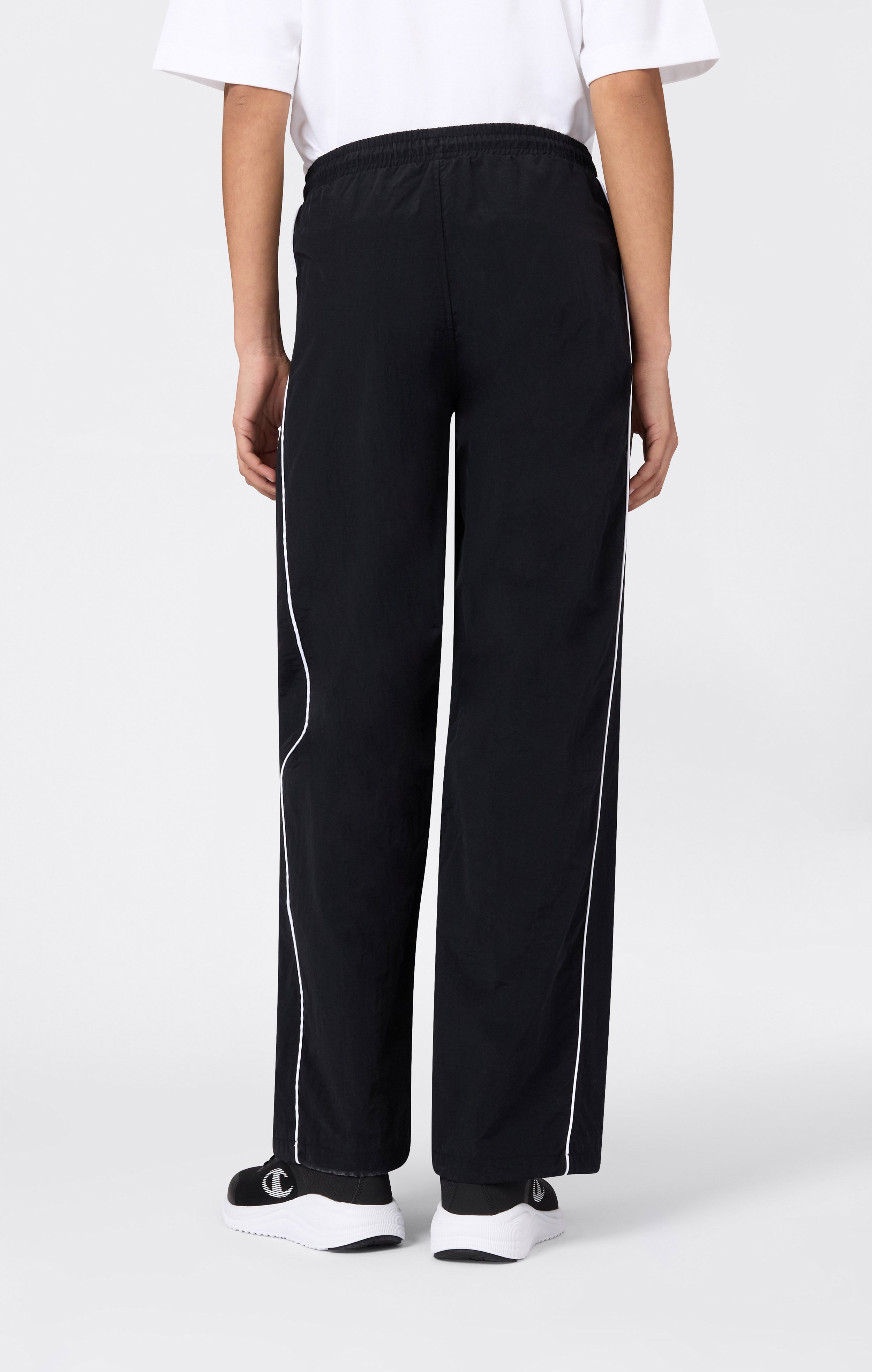 Women's Loose Fit Woven Nylon Pants