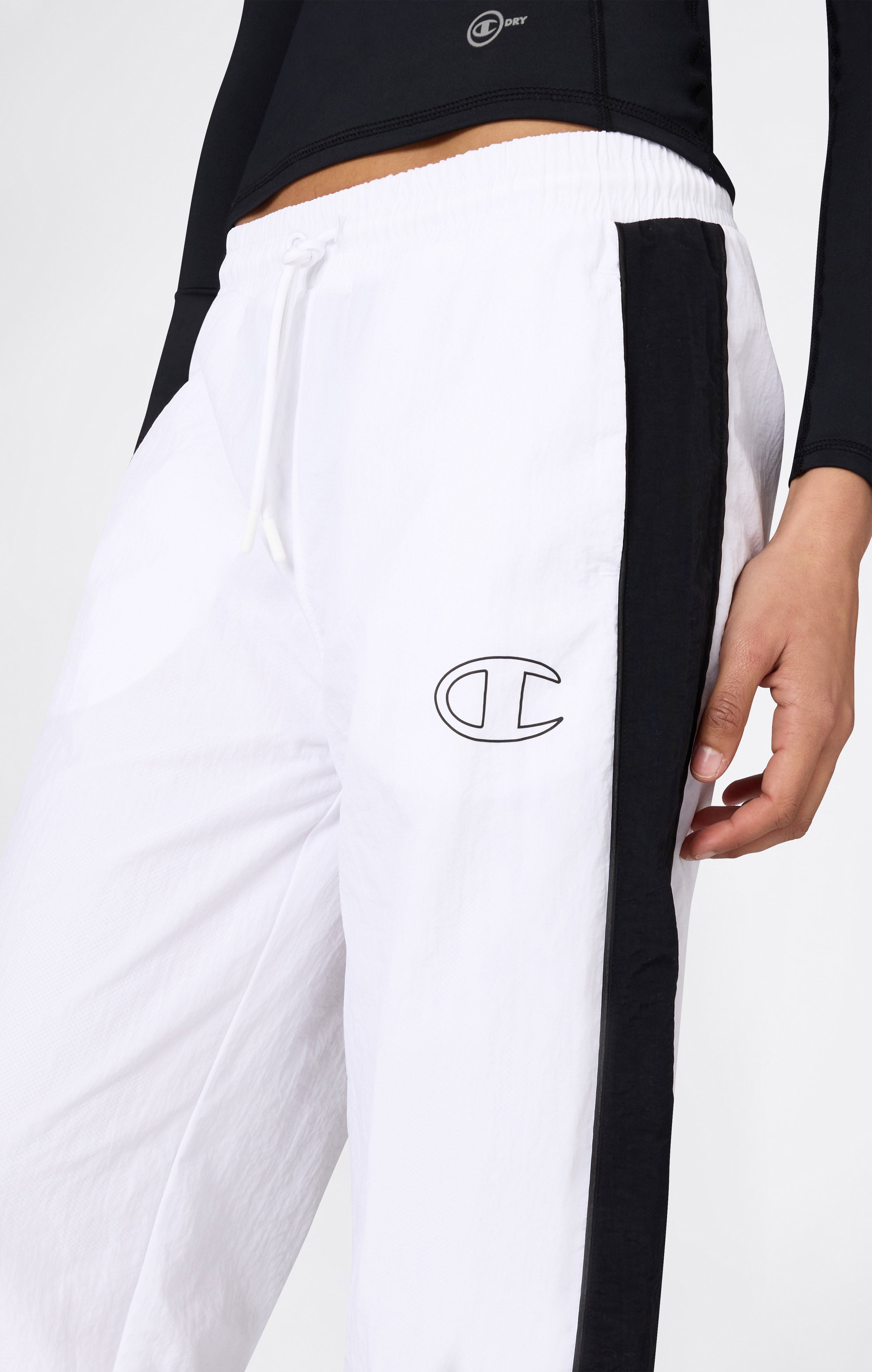 Pantaloni Woven Nylon Loose Fit Donna