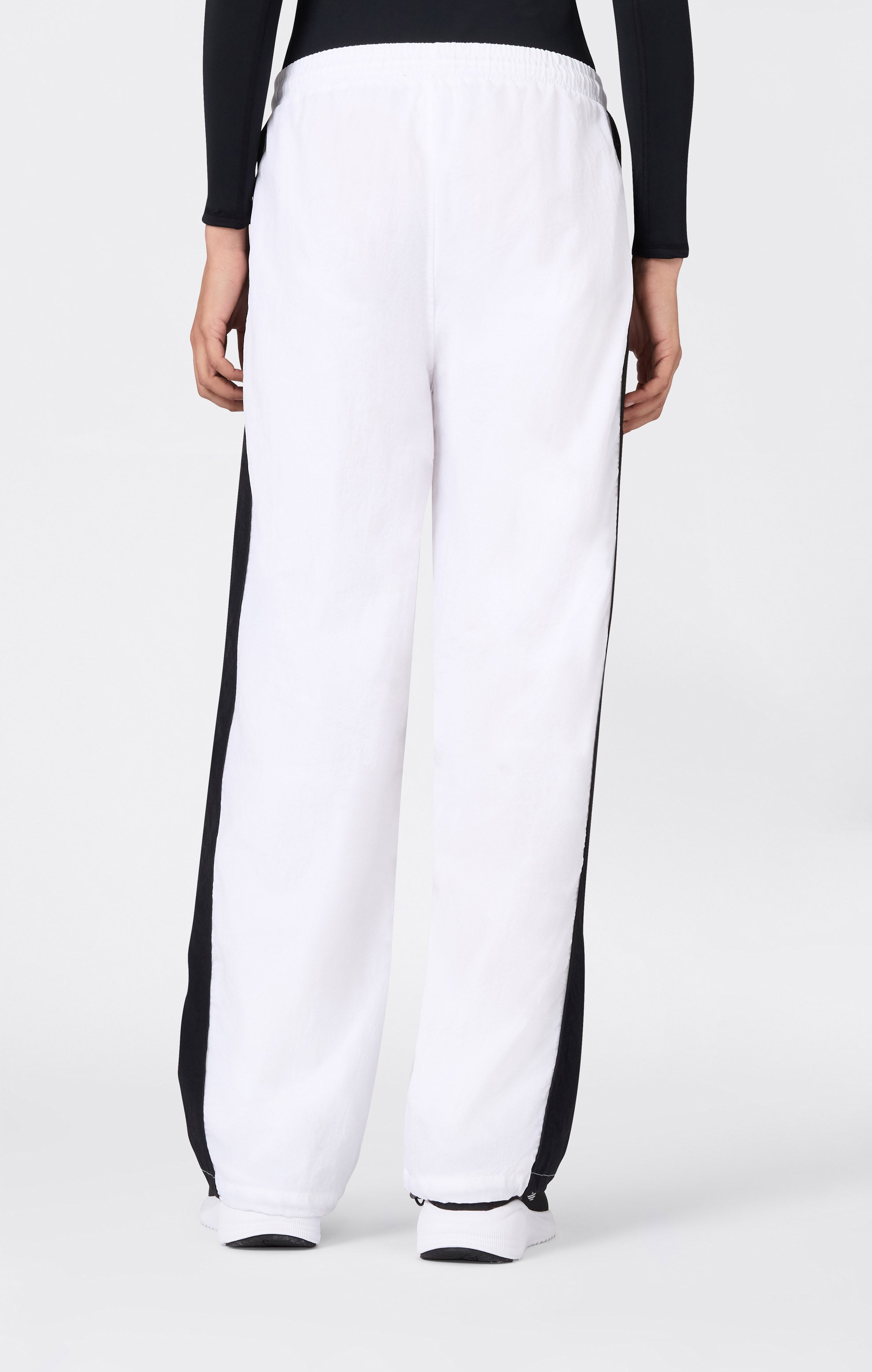 Pantaloni Woven Nylon Loose Fit Donna