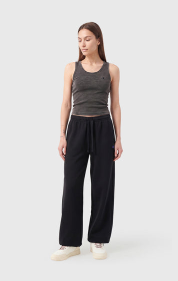Débardeur Côtelé en Coton Stretch pour Femme