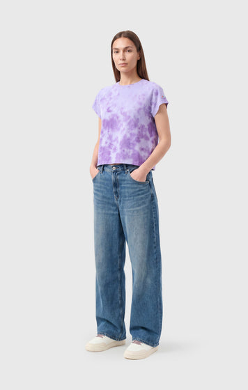 T-shirt effet tie-dye pour femme