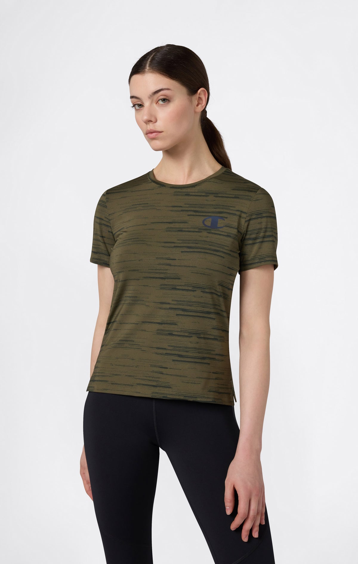 T-shirt Sportiva Quick-Dry a Girocollo da Donna