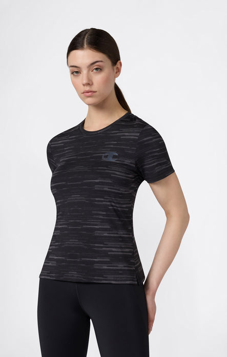 T-shirt Sportiva Quick-Dry a Girocollo da Donna