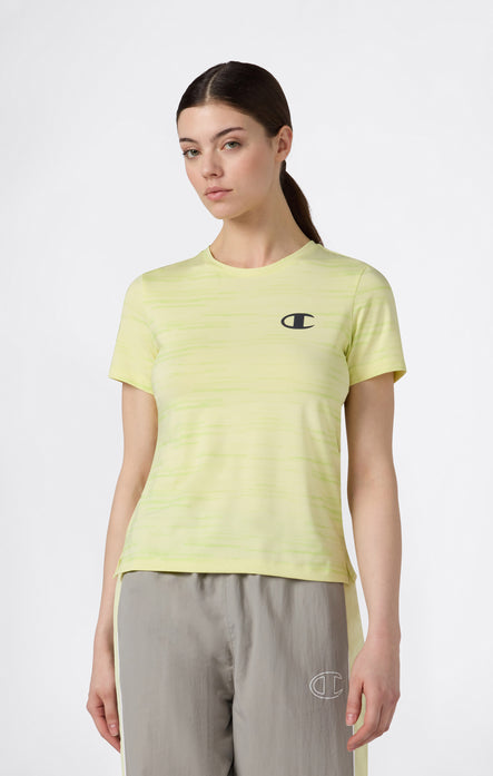 T-shirt Sportive Quick-Dry à Col Rond pour Femme