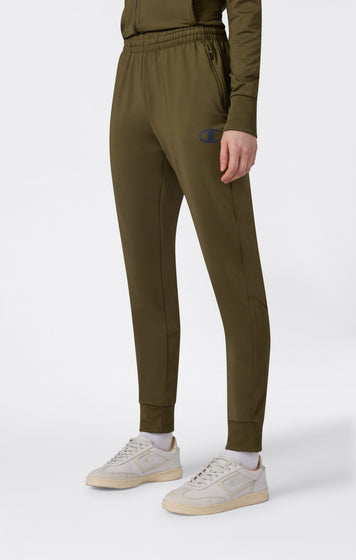 Pantalon en tissu terry pour femme avec bas élastiqués