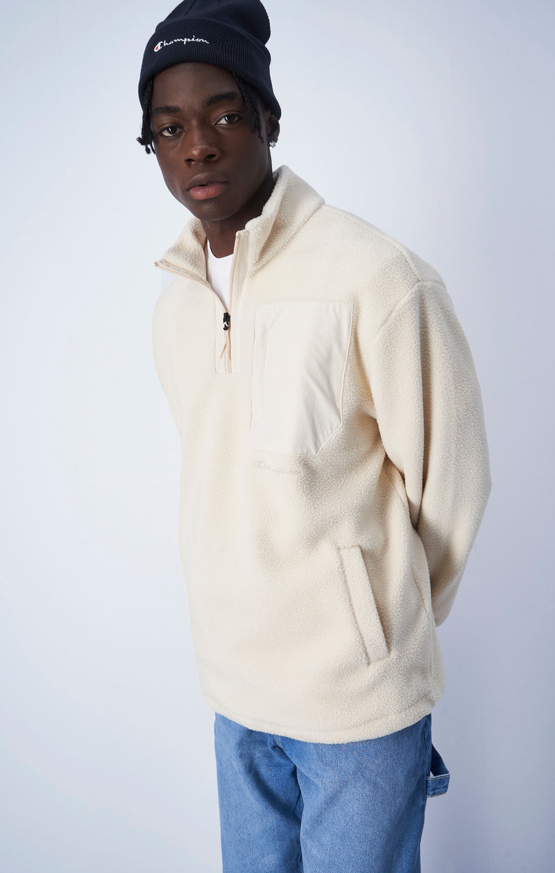 Felpa Half-Zip Eco