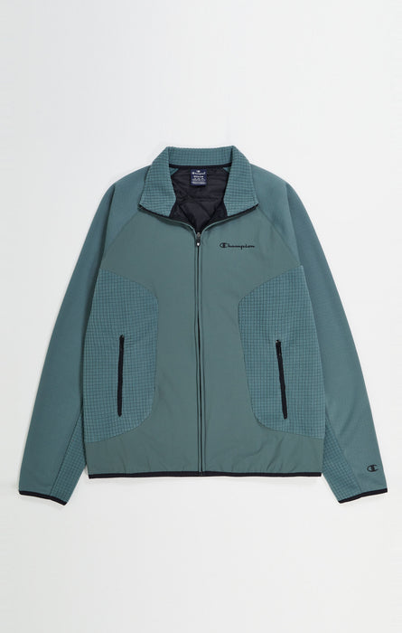 Minimal Full-Zip Fleece Sweatshirt