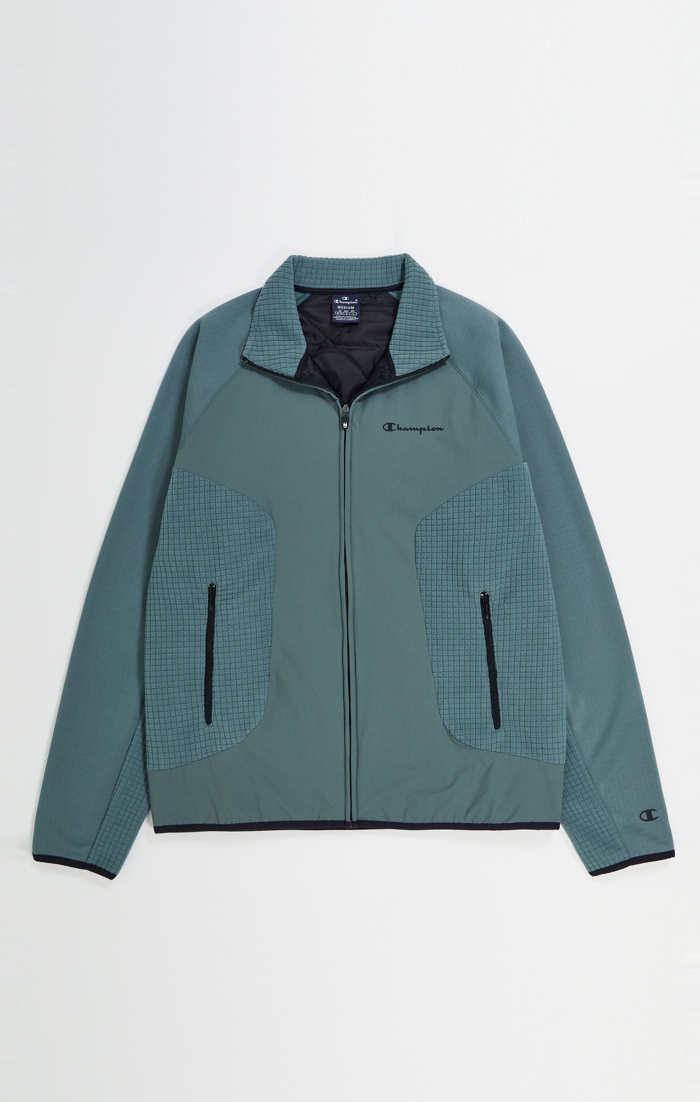 Minimal Full-Zip Fleece Sweatshirt