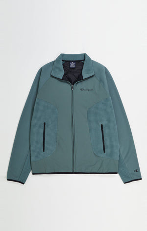 Minimal Full-Zip Fleece Sweatshirt