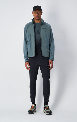 Minimal Full-Zip Fleece Sweatshirt